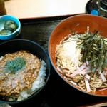 湯浅 - 冷麺とキーマカレー丼