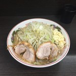 ラーメン二郎 - 170715小ラーメン700円麺少な目ニンニク増し