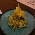 Yoidukitei - 筍の姫皮の酢味噌がけ