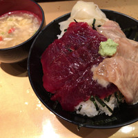 鮨 からく - づけ、鯛のごま和え丼