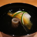 日本料理 幸庵 - 鱧の椀物アップ