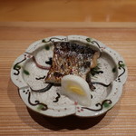 日本料理 幸庵 - 太刀魚の松葉焼き