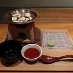 日本料理 幸庵 - 鱧のしゃぶしゃぶ