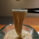 日本料理 幸庵 - 夏野菜うどん 胡麻だれ仕立てリフトアップ