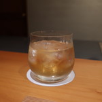 日本料理 幸庵 - 日本酒ベースの梅酒ロック