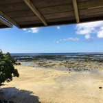 浜辺の茶屋 - 潮　ひきました