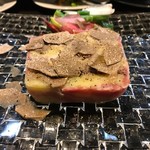 ラ カンパーニュ - 鰯とじゃがいものテリーヌ、サマートリュフ添え