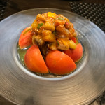 ラ カンパーニュ - 夏野菜の煮込みとアメーラのサラダ