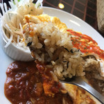 てぃーだMcafe - ご飯がジューシー