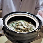 銀座 しのはら - 鮎の炊き込みご飯