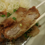 とんかつ新宿さぼてん - おろし　特選ヒレかつ；アップ