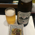寿司の美登利 - 瓶ビール 500円