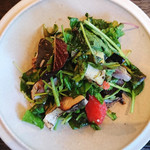 organ - 鮮魚のスモークとパクチー、ピンクグレープフルーツのサラダ