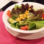 Angus House - 1707_Angus House Chase Plaza_Sirloin 300g set@595,000Rp(サーロインステーキ、サラダ、スープ、パン)