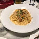 俺のフレンチ・イタリアン - 生ウニのクリームパスタ：ウニ増量（1180円＋500円税抜）