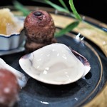 懐石 八泉 - ハマグリの潮汁ジュレ