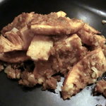 楽山 - 筍の搾菜と干し海老炒め