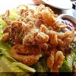 Chart House WAIKIKI - 1/2 Ceasar salad with calamari  