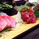 Maguro Tei-鮪亭- - 1707_Maguro Tei-鮪亭-_マグロ3種盛り＠125,000Rp