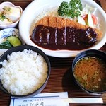 江戸川 - 味噌カツ定食