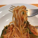 麺匠 パスタバカ一代 - アラビアータ、いただきま〜す