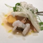 アニエルドール - 鱧 フォアグラ 桃 蕪