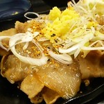 Yoshinoya - ねぎ塩豚定食 大盛680円 