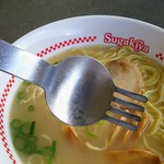 Sugakiya - かえって食べづらいスプーン！