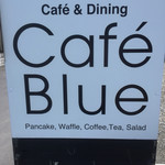 Cafe Blue - 外看板