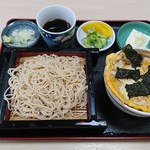 長寿庵 - ミニ親子丼セット（750円）