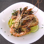 Restaurant Pegelhaus - 海老のパスタ