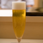 日本橋蛎殻町 すぎた - 2017.7 生ビール（アウグスビール）