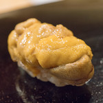 日本橋蛎殻町 すぎた - 2017.7 天草アカウニとムラサキウニ