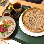 喜久末 - せいろ蕎麦と姫丼セット(1,300円)