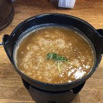 麺屋時茂 - 濃厚鶏白湯つけ麺 スープ