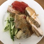 食い味の道有楽 - セットの棒棒鶏