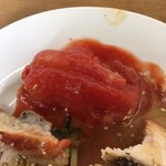 食い味の道有楽 - 棒棒鶏のホールトマトが爽やか