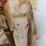 食い味の道有楽 - こちらは胸肉、食感の違いが面白い