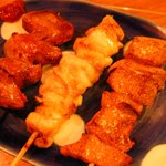 Hirota - 串やきです　レバー　タン　モモです　いい焼き加減でした