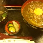 田舎そば みゆき - カレー丼、熱々です