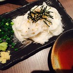 神戸焼鳥 ゆう成 - 山芋ソーメン。夏にぴったりのヒンヤリメニュー♪人気です！