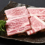 Specially selected Japanese black beef ribs with bone