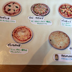 石窯工房　萩ガーデンテラス - ピザメニュー