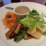 リール - サラダプレート鶏肝のリエット