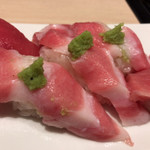 にぎり長次郎 - 大とろアップ