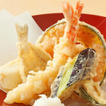 Oyster tempura set meal
