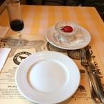 イル・パチョッコーネ・カゼイフィーチョ - ランブルスコ、グラスで