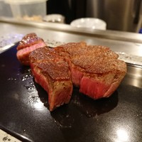 心斎橋鉄板焼き 蓮 - ヒレ肉100ｇ