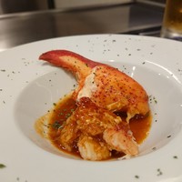 心斎橋鉄板焼き 蓮 - ロブスターの爪肉