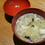 旬海佳肴 一家 - メヒカリのアラ汁